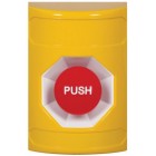 STI SS2204NT-EN Stopper Station – Yellow – Momentary – Push – No Label